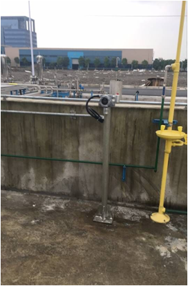 無線一氧化碳氣體檢測儀安裝現場